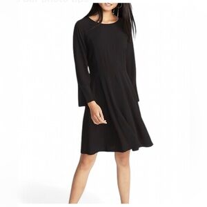 Old Navy Dress Sz2XL Fit & Flare Flute Sleeve Closet Staple Everyday Wear Casual